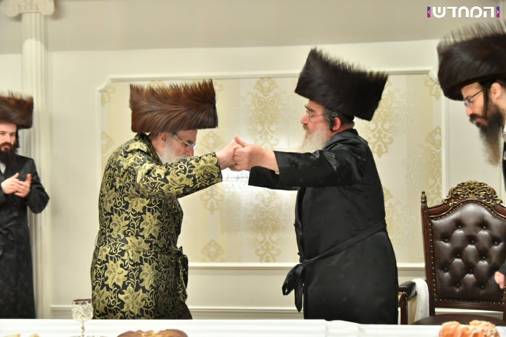 שמחת השבע ברכות בחצר חסידות ויז׳ניץ • גלריה