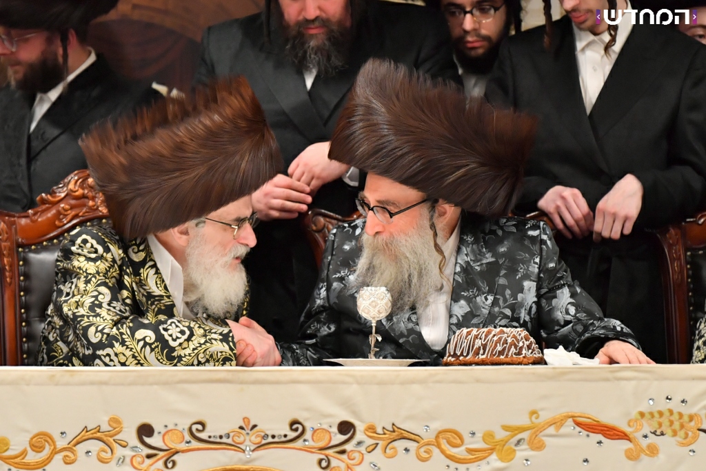 שמחת השבע ברכות בחצר חסידות ויז׳ניץ • גלריה