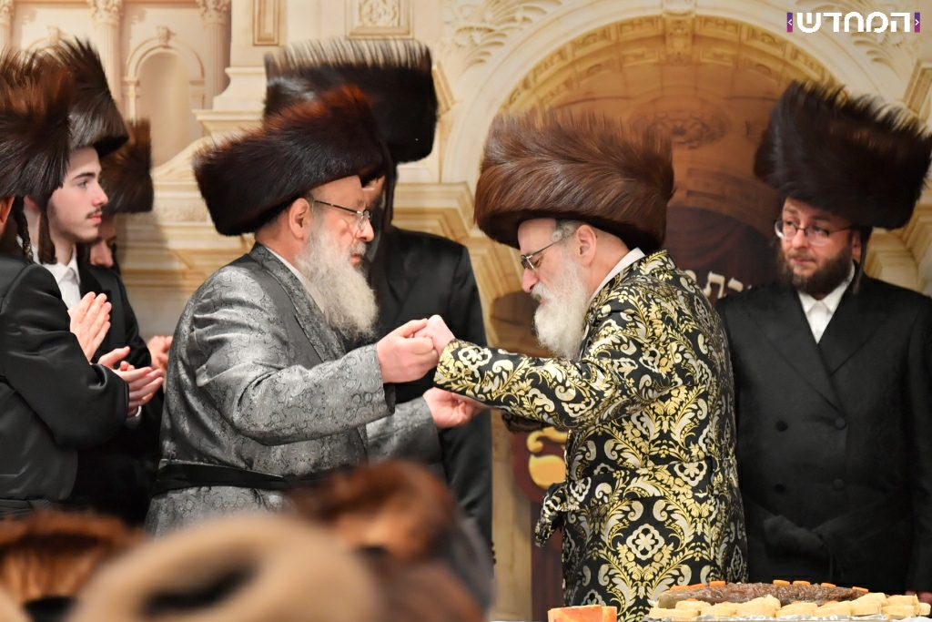 שמחת השבע ברכות בחצר חסידות ויז׳ניץ • גלריה