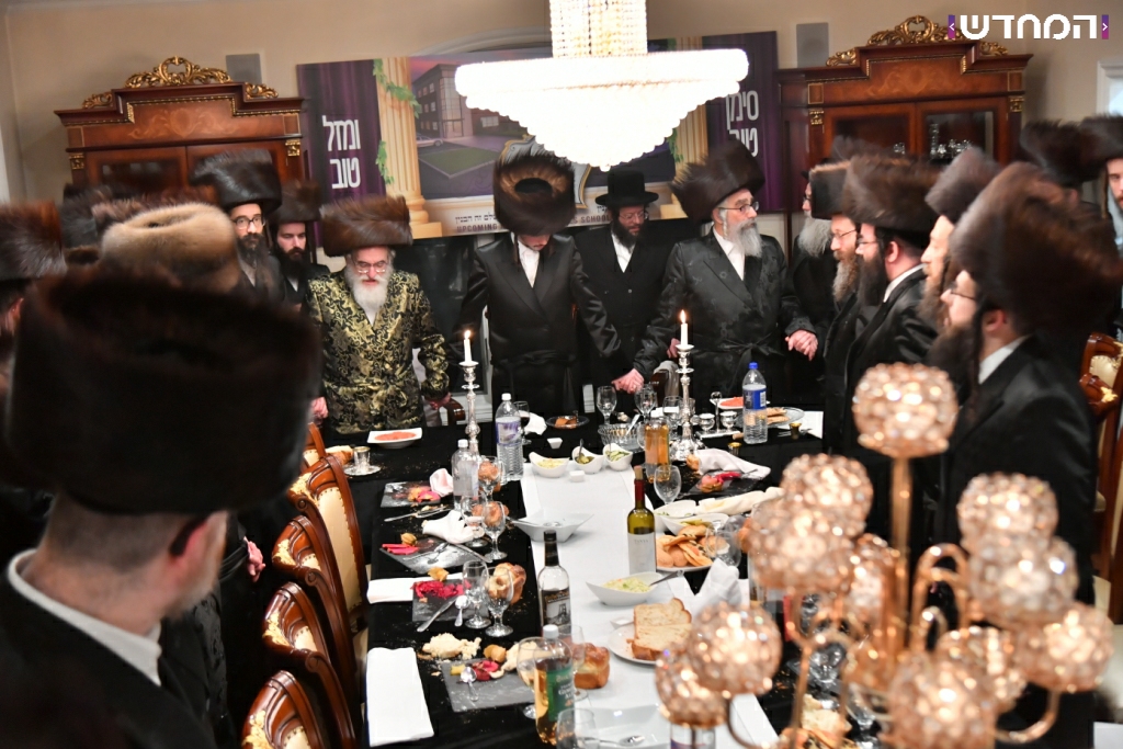 שמחת השבע ברכות בחצר חסידות ויז׳ניץ • גלריה