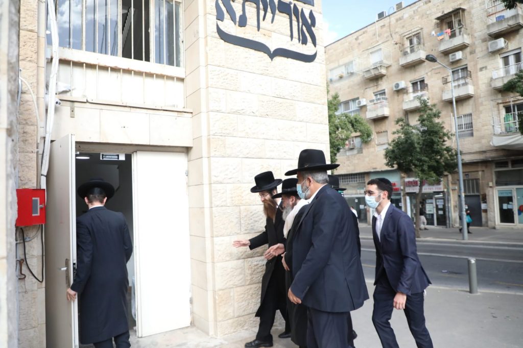 גלריה: האדמו"ר רבי יקותיאל אבוחצירא בביקור בישיבת אוריתא