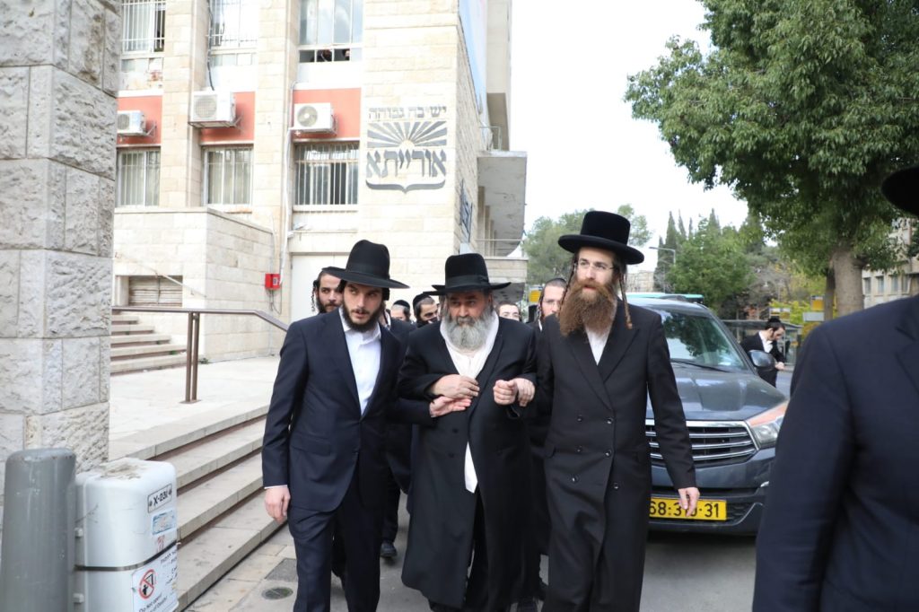 גלריה: האדמו"ר רבי יקותיאל אבוחצירא בביקור בישיבת אוריתא