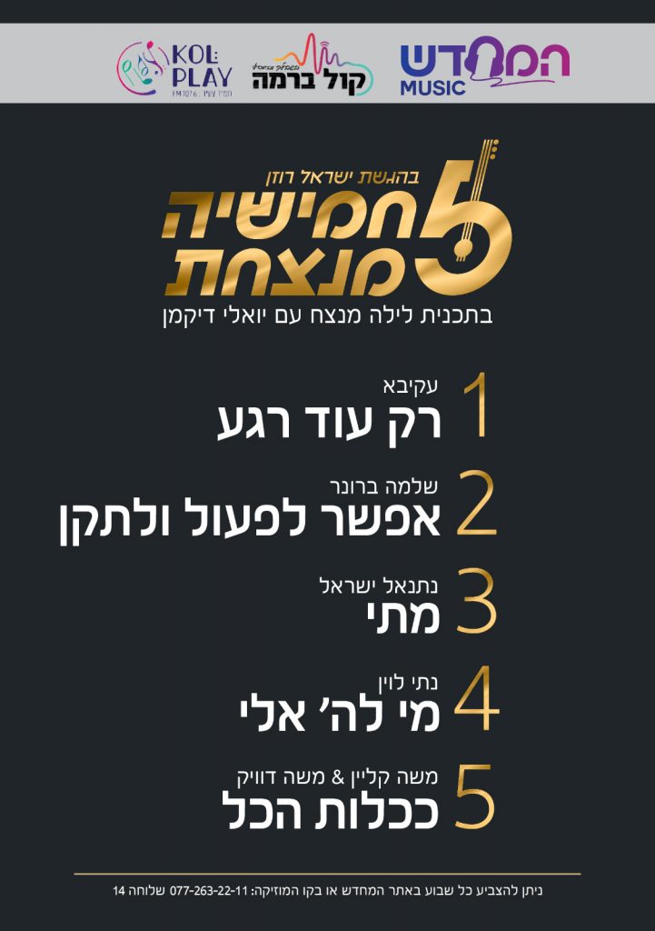 חמישיה מנצחת – 'תוצאות המצעד'