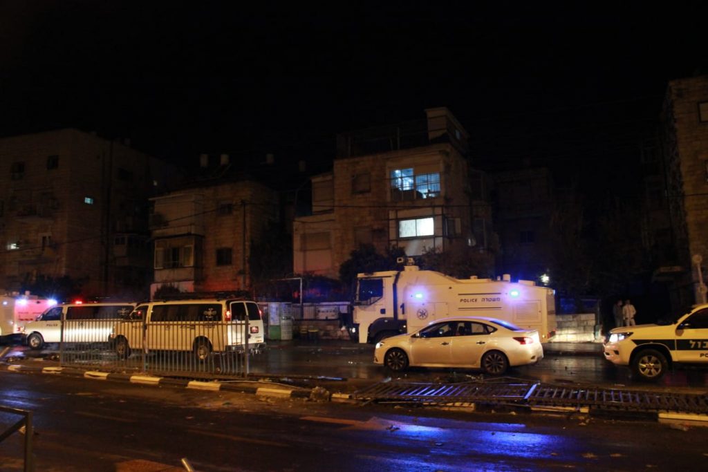 תיעוד: עצרת המחאה נגד הרכבת הקלה הלילה בירושלים