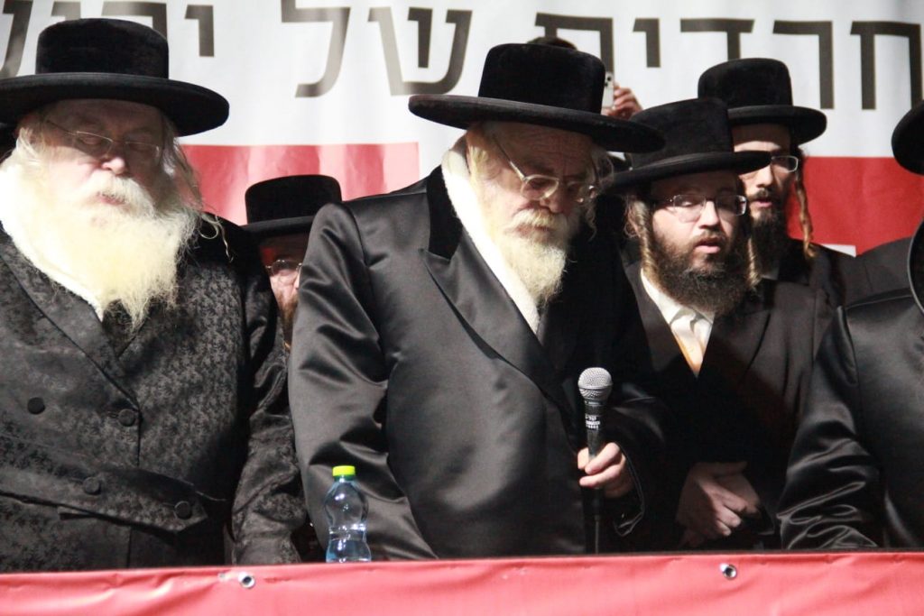 תיעוד: עצרת המחאה נגד הרכבת הקלה הלילה בירושלים