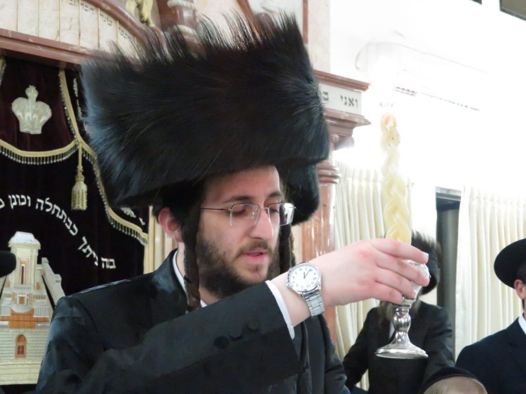 תיעוד: ההבדלה הראשונה של בן האדמו''ר מדינוב