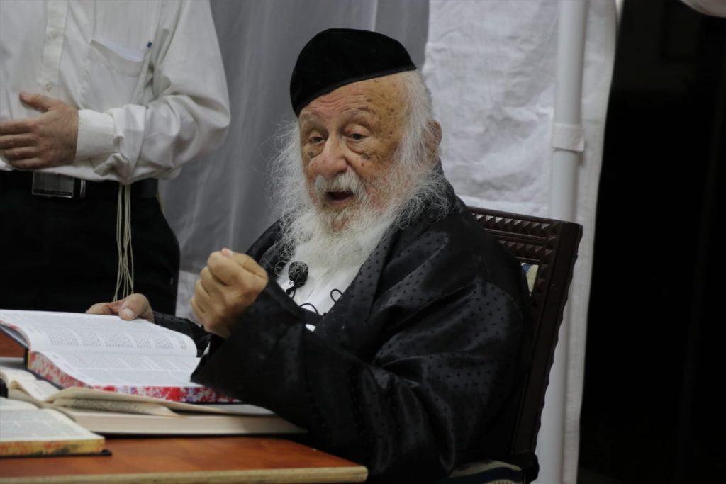 ויחזור לתלמודו: מרן ראש הישיבה בשיעור כללי ראשון אחרי השבעה