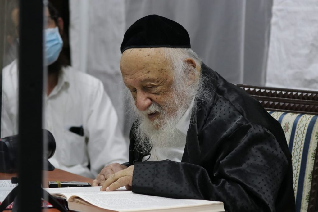 ויחזור לתלמודו: מרן ראש הישיבה בשיעור כללי ראשון אחרי השבעה