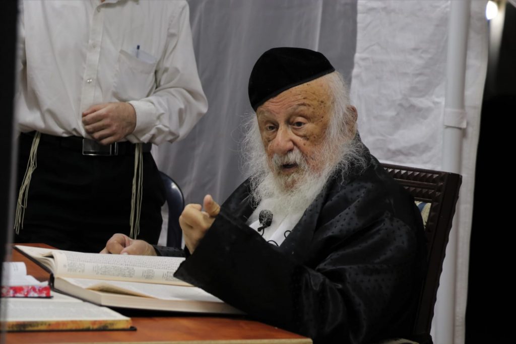 ויחזור לתלמודו: מרן ראש הישיבה בשיעור כללי ראשון אחרי השבעה