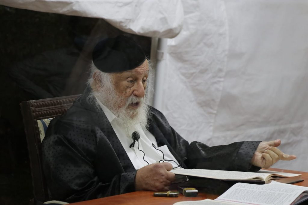 ויחזור לתלמודו: מרן ראש הישיבה בשיעור כללי ראשון אחרי השבעה