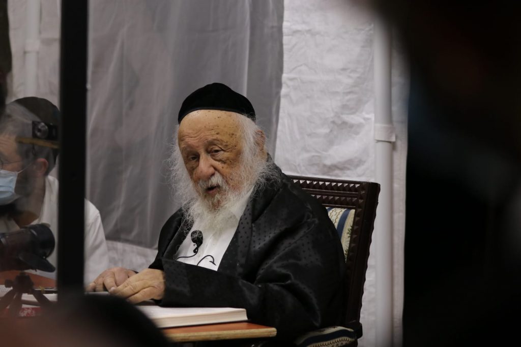 ויחזור לתלמודו: מרן ראש הישיבה בשיעור כללי ראשון אחרי השבעה