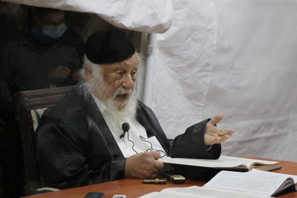 ויחזור לתלמודו: מרן ראש הישיבה בשיעור כללי ראשון אחרי השבעה