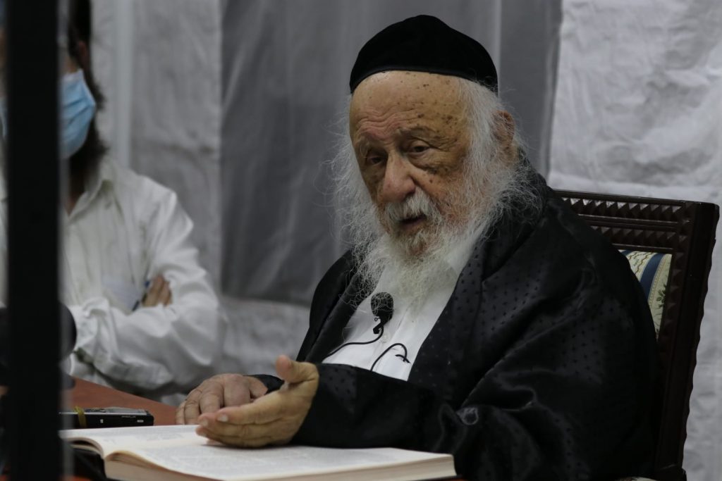 ויחזור לתלמודו: מרן ראש הישיבה בשיעור כללי ראשון אחרי השבעה