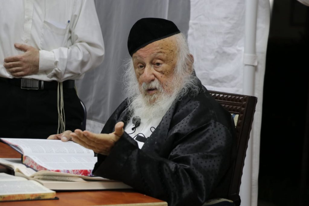 ויחזור לתלמודו: מרן ראש הישיבה בשיעור כללי ראשון אחרי השבעה