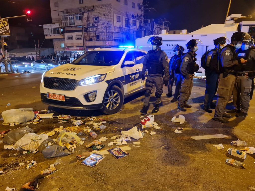 8 עצורים בהפגנה בירושלים נגד פעילות הרכבת • תיעוד