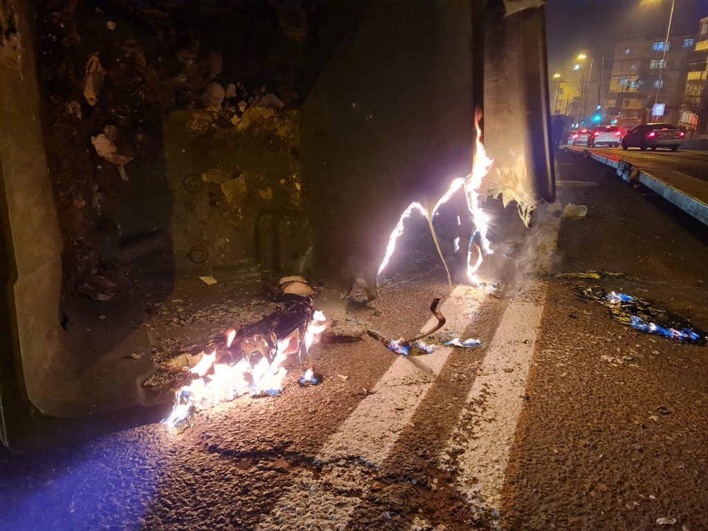 8 עצורים בהפגנה בירושלים נגד פעילות הרכבת • תיעוד