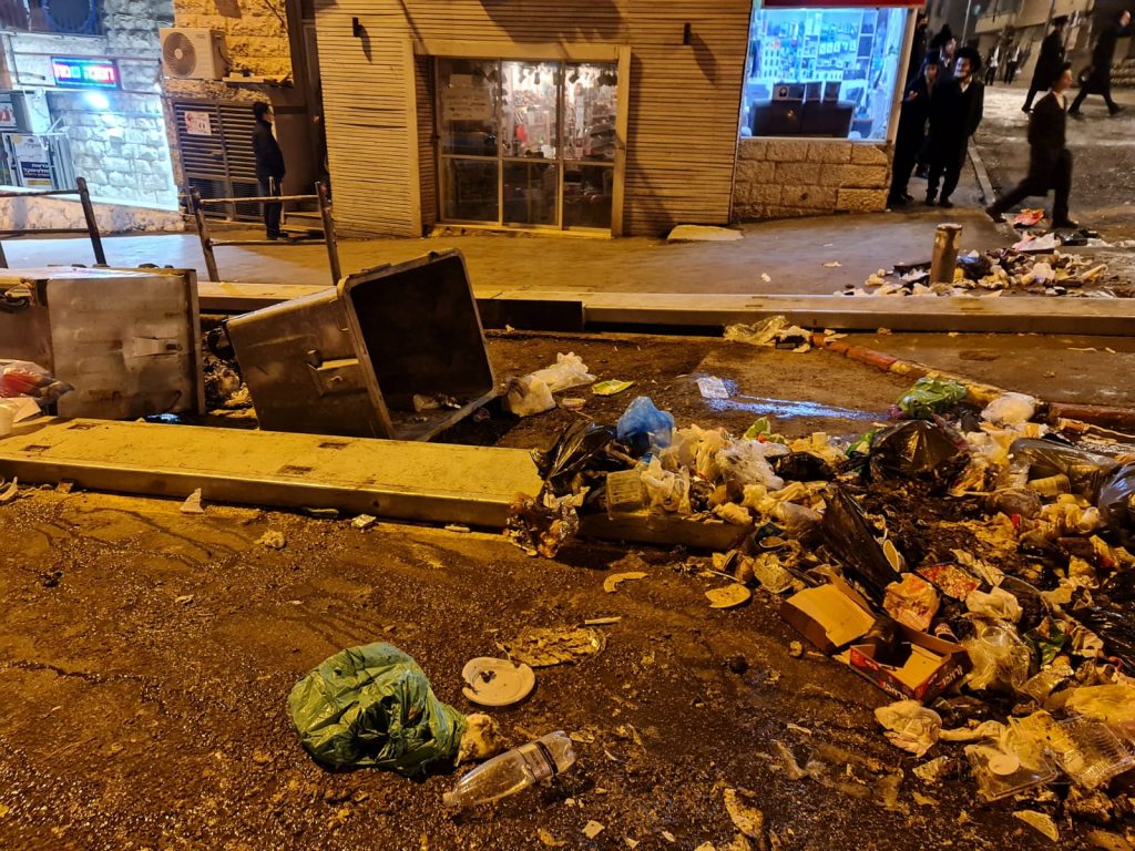 8 עצורים בהפגנה בירושלים נגד פעילות הרכבת • תיעוד