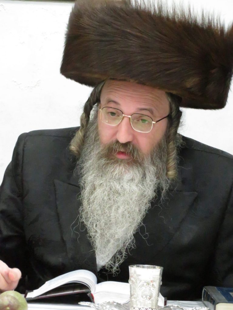 האדמו"ר מזוטשקא אמסנא בטיש לרגל ט"ו בשבט • גלריה