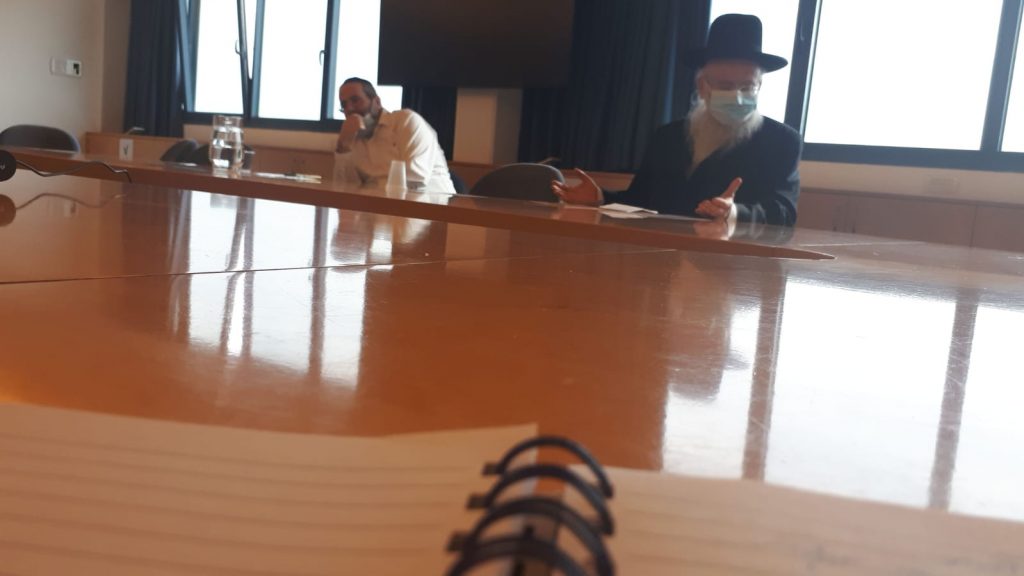 לקראת תשפ"ב: הגר"י אפרתי נפגש עם שר החקלאות