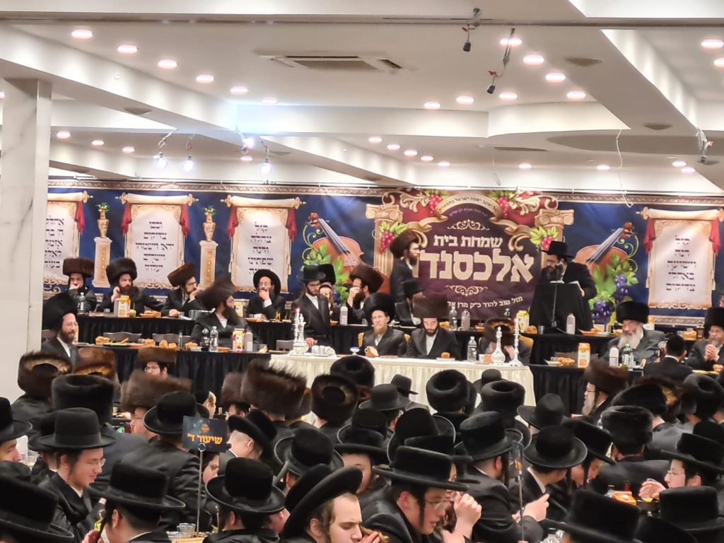 האדמו"ר מאלכסנדר ארה"ב בסעודה שלישית ובשבע ברכות • גלריה