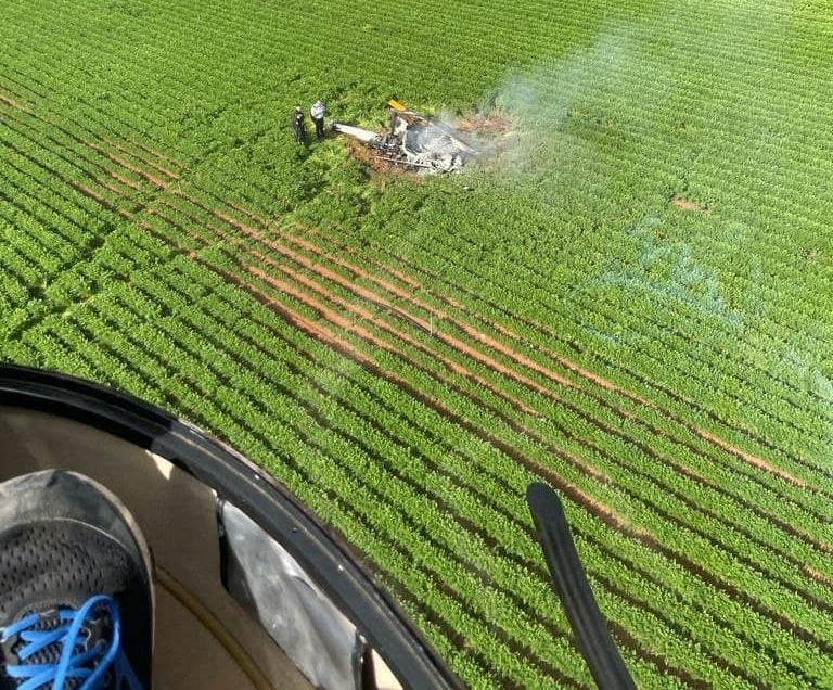 שני טייסים קיפחו את חייהם בהתרסקות מסוק באזור עפולה