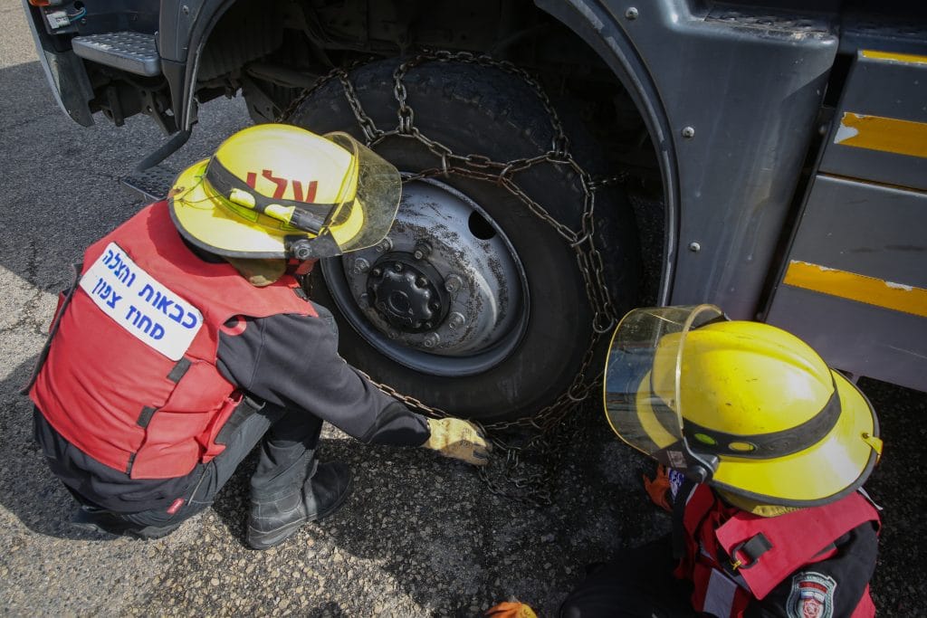 ההיערכות, הסערה, ונזקי הסופה • תמונות מרחבי הארץ