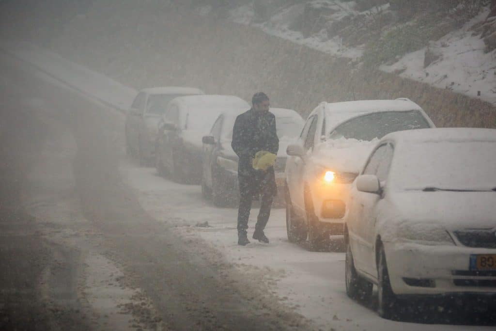ההיערכות, הסערה, ונזקי הסופה • תמונות מרחבי הארץ