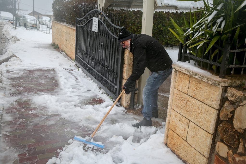ההיערכות, הסערה, ונזקי הסופה • תמונות מרחבי הארץ