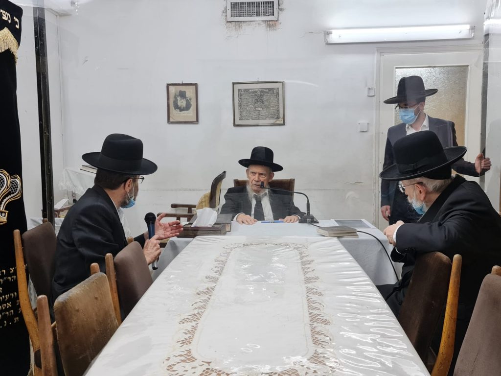 ח"כ משה גפני והשר ליצמן עלו למעונם של גדו"י לקראת הבחירות