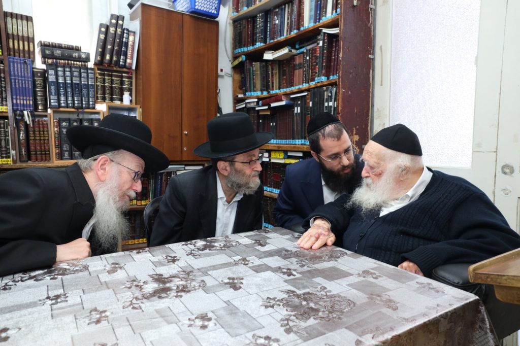 ח"כ משה גפני והשר ליצמן עלו למעונם של גדו"י לקראת הבחירות