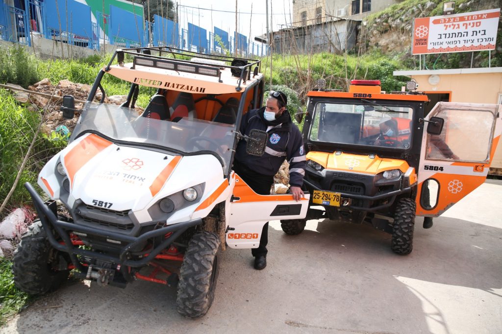 גלריה: כוחות החילוץ וההצלה בצפת מתכוננים לשלג המתוכנן