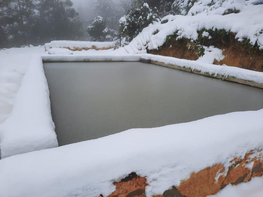 תיעוד מדהים מגוש עציון המושלגת