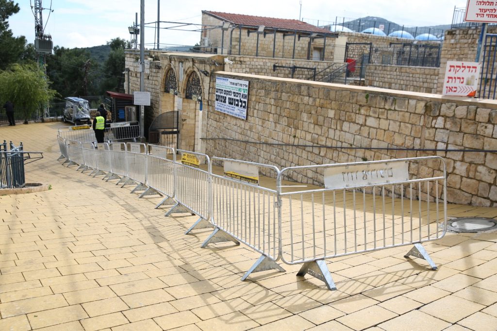 סגר ז' אדר במירון: האתר סגור ומסוגר