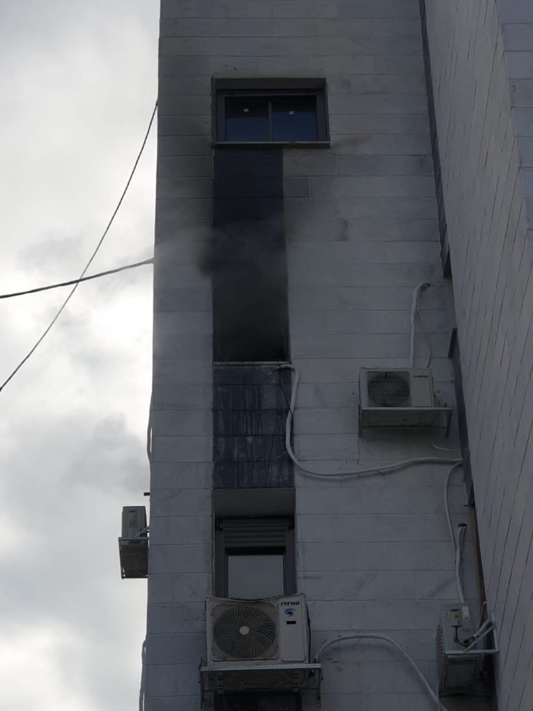 תיעוד מצער: בית האברך נשרף כליל