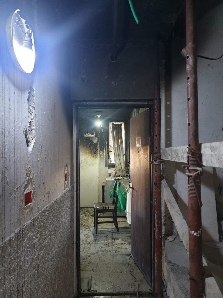 תיעוד מצער: בית האברך נשרף כליל