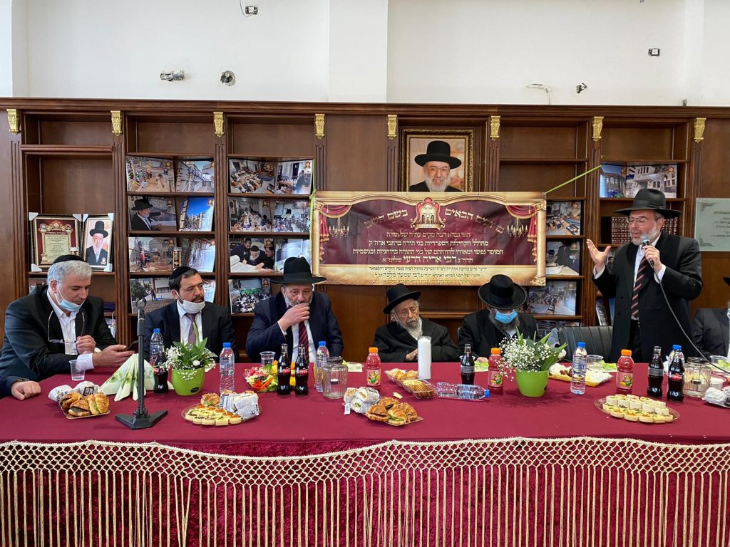 תיעוד: הגר"ש בעדני והשר דרעי בחנוכת 'היכל מרן'