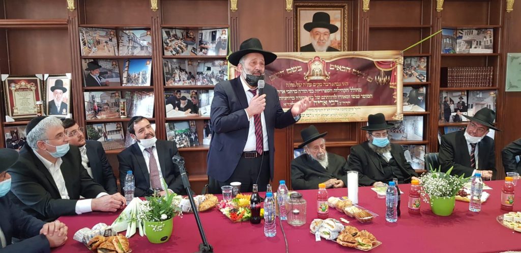 תיעוד: הגר"ש בעדני והשר דרעי בחנוכת 'היכל מרן'