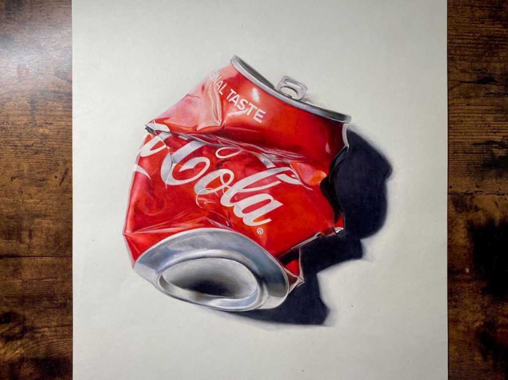 לא יאמן: בן ה-19 מציג ציורים מדהימים עם אשליה אופטית