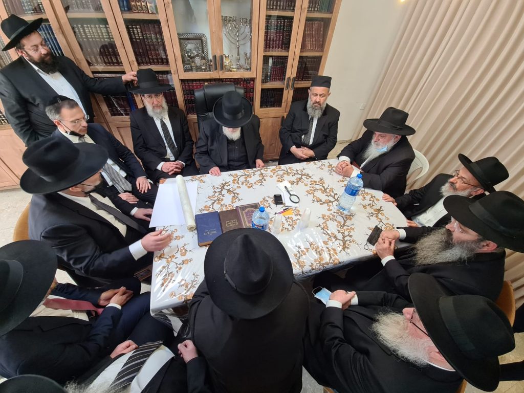 רבני הקהילות הגאורגיות במפגש ייחודי אצל מרן נשיא המועצת