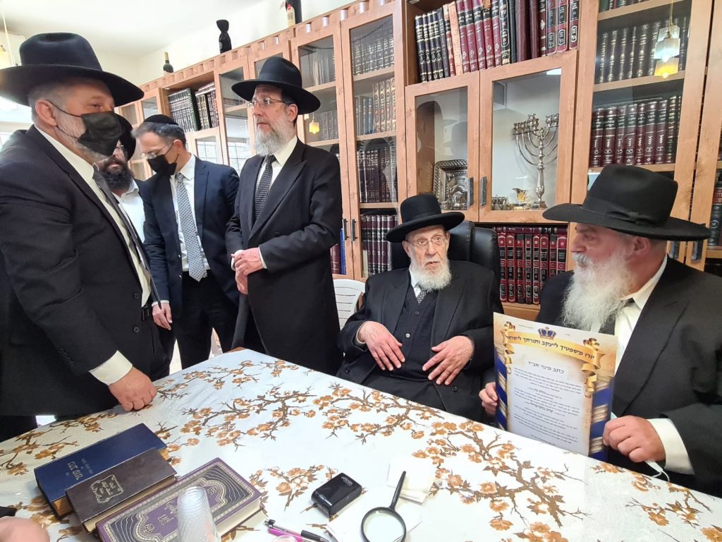 רבני הקהילות הגאורגיות במפגש ייחודי אצל מרן נשיא המועצת