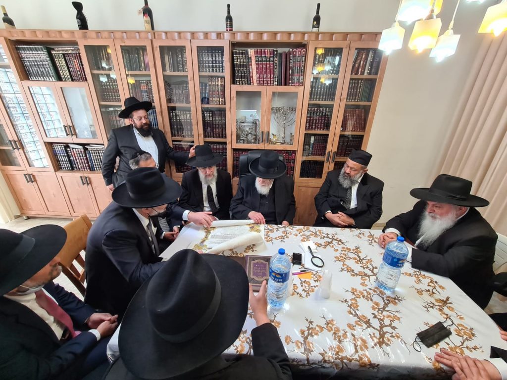 רבני הקהילות הגאורגיות במפגש ייחודי אצל מרן נשיא המועצת