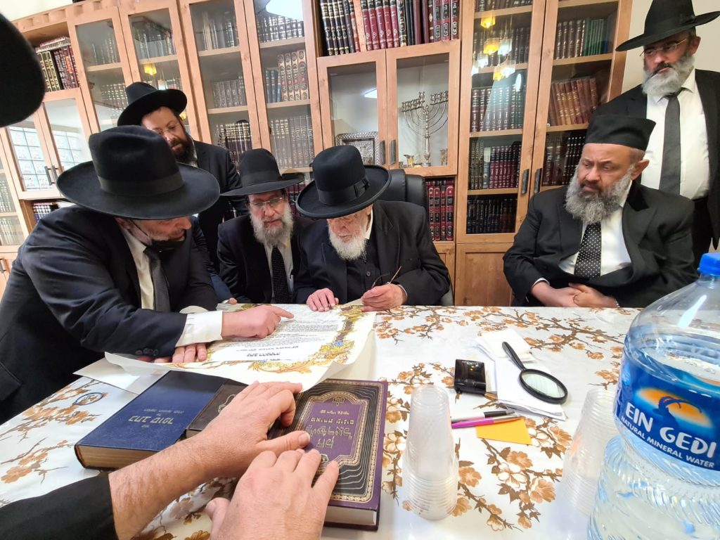 רבני הקהילות הגאורגיות במפגש ייחודי אצל מרן נשיא המועצת