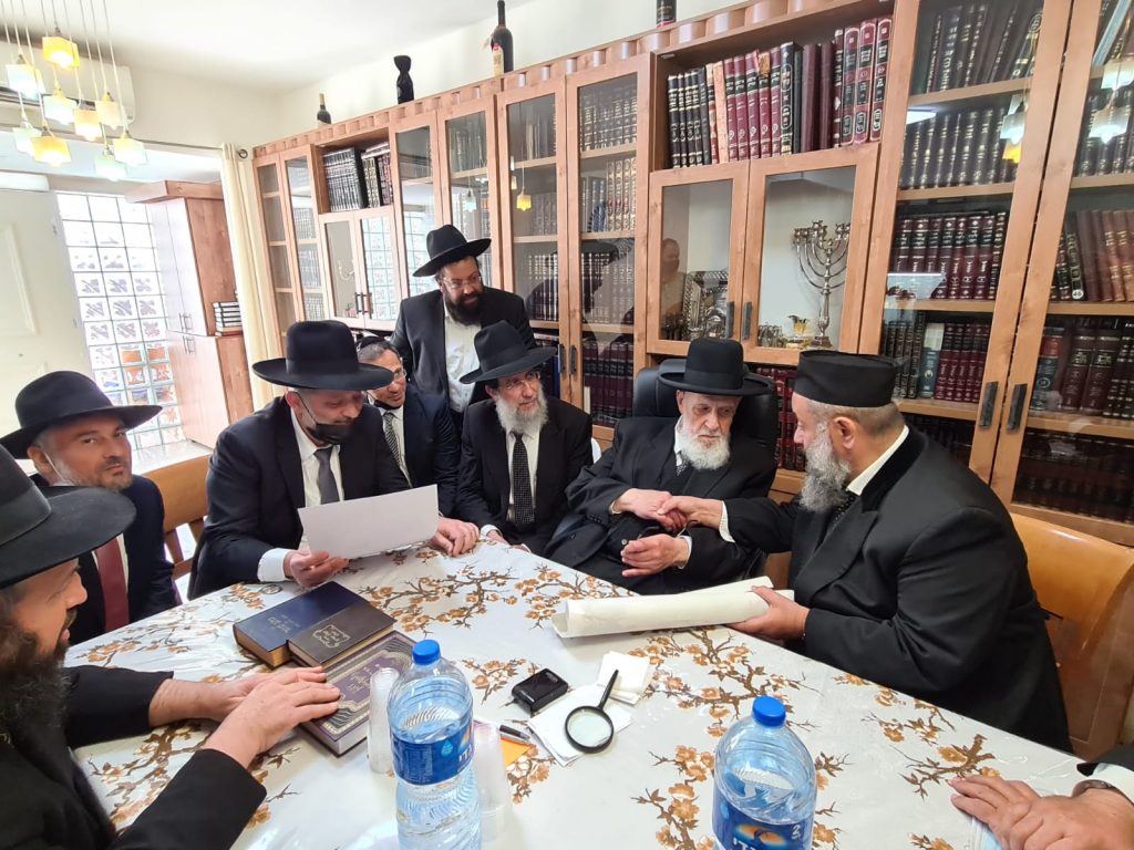 רבני הקהילות הגאורגיות במפגש ייחודי אצל מרן נשיא המועצת