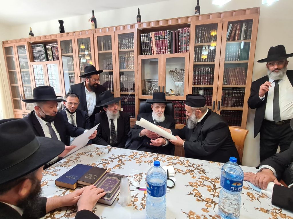 רבני הקהילות הגאורגיות במפגש ייחודי אצל מרן נשיא המועצת