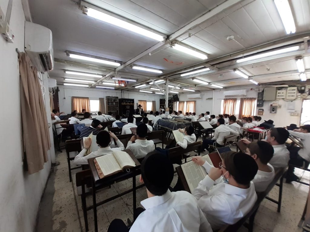 כמנהגו של אביו: הגר"ש שטיינמן בירך על האילנות בקריית הרצוג