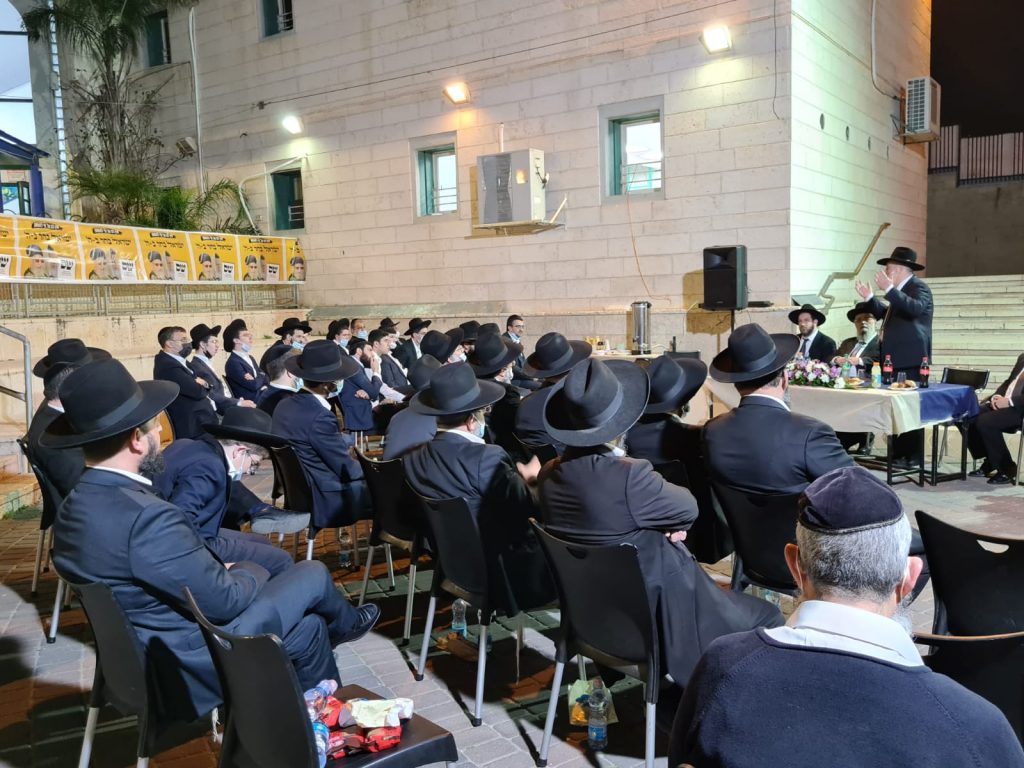 יו"ר ש"ס בהכנסת ס"ת וכנס במודיעין עילית