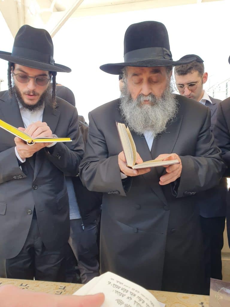 הילולת הבאבא מאיר: הבן האדמו"ר רבי יקותיאל עלה לקבר