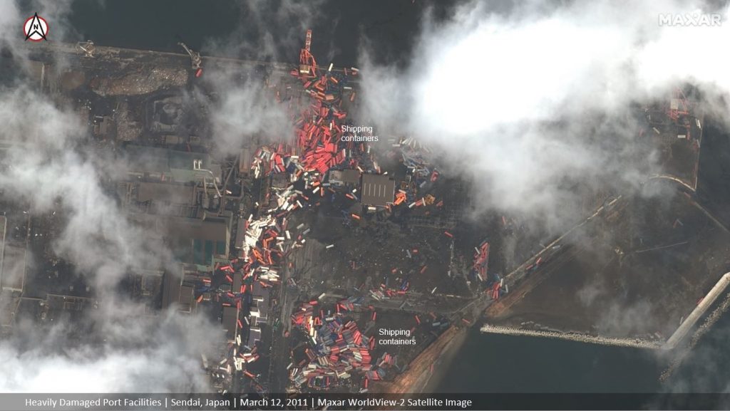 10 שנים אחרי: נחשפו תמונות הלווין בזמן אמת של כורי האטום בפוקושימה