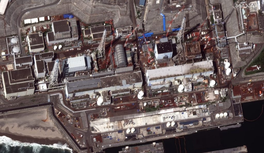 10 שנים אחרי: נחשפו תמונות הלווין בזמן אמת של כורי האטום בפוקושימה