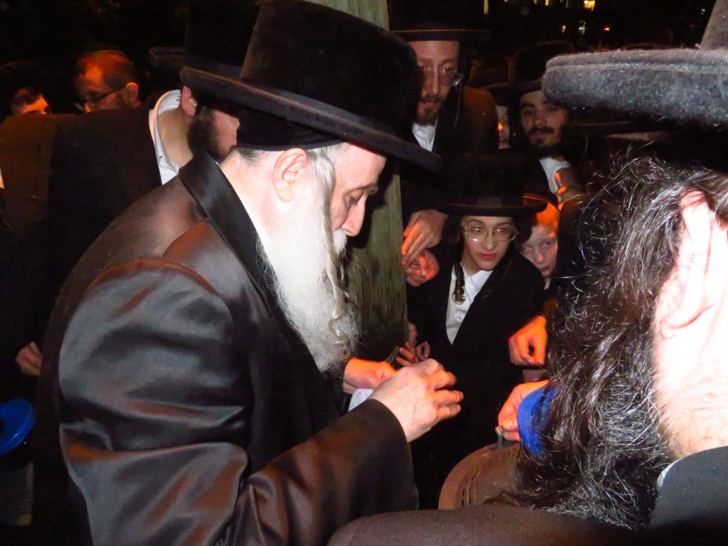 גלריה: האדמו''ר ממכנובקא בעלזא בשאיבת מים שלנו ושריפת חמץ